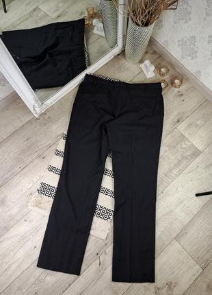 Класичні чорні брюки 100% вовна🖤7 фото