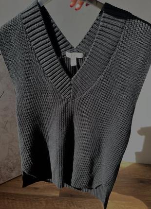 Вʼязаний жилет h&m