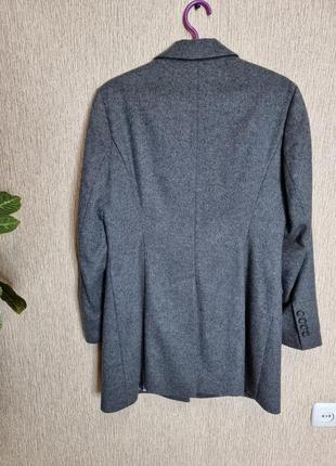 Удлиненный жакет, пиджак из натуральной шерсти и кашемира clement, оригинал3 фото