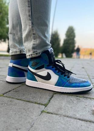 Стильные ядовые кроссовки nike air jordan 1 retro high