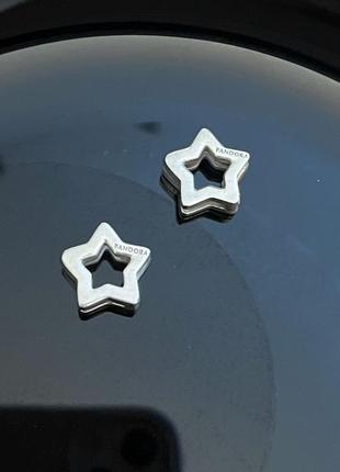 Оригинальный pandora серебряные бусины клипсы шармы reflexions звезда звездочка ⭐️ пандора