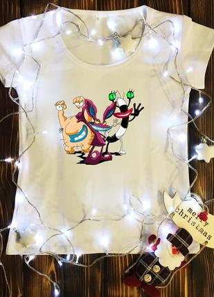 Женская футболка  с принтом - реальные монстры