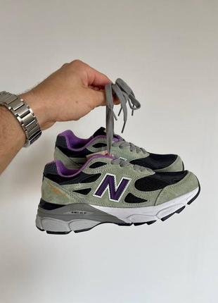 Кроссовки new balance 990 v3 × teddy santis olive leaf