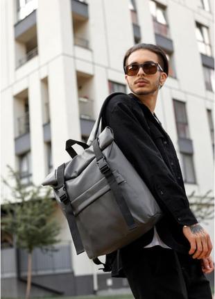 Рюкзак ролл sambag rolltop графитовый мужской