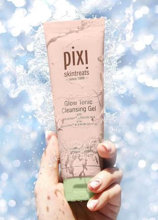 Средство для очищения лица pixi glow tonic cleansing gel3 фото