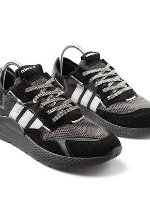 Кроссовки  adidas nite jogger black3 фото