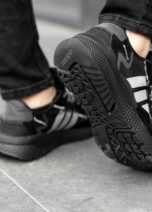 Кроссовки  adidas nite jogger black4 фото