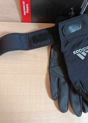Спортивные перчатки adidas для занятия спортом на улице. новые оригинал3 фото