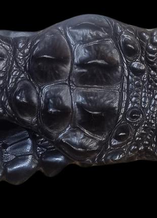 Широкий ремень тх кожи рептилии