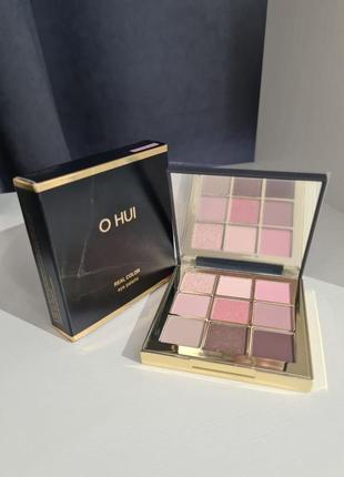 Палетка люкс теней для век o hui real color eyeshadow palette #02 mood pink2 фото