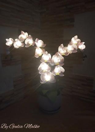 Светильник в виде орхидеи2 фото