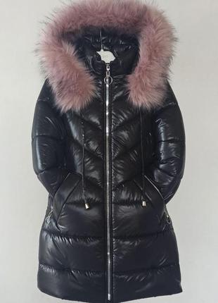 New! пуховик зимняя куртка пальто для девочки7 фото