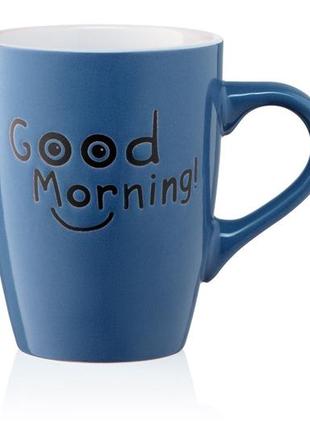 Ardesto чашка good morning, 330 мл, синя, кераміка