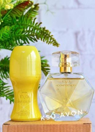 Жіночий парфумно-косметичний набір  "avon eve confidence" (єва конфіденс)