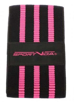 Гумка для фітнесу та спорту тканинна sportvida hip band size l sv-hk02622 фото