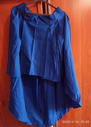Класнючая юбка с шлейфом4 фото