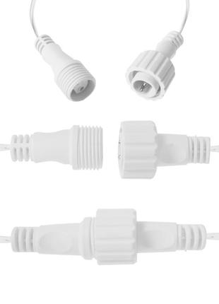 Гирлянда бахрома уличная (наружная) springos 12 м 300 led + flash cl0316 cold white2 фото