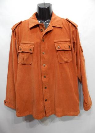 Куртка - рубашка мужская вельветовая green leaves р.52 010krmd (только в указанном размере, только 1 шт)