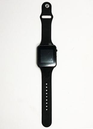 Смарт-часы smart watch a1 умные электронные со слотом под sim-карту + карту памяти micro-sd. цвет: черный10 фото