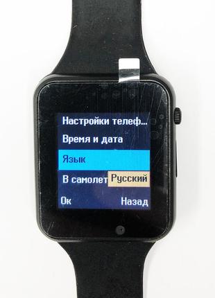 Смарт-часы smart watch a1 умные электронные со слотом под sim-карту + карту памяти micro-sd. цвет: черный8 фото