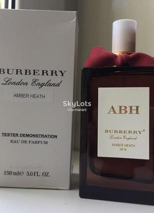 Тестер-оригінал! елітний східно-амбровий парфюм-унісекс burberry amber heath 150ml абсолютно новий.