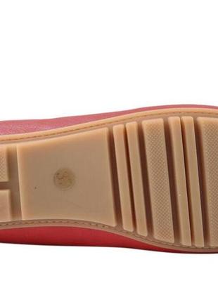 Туфли женские из натуральной кожи, на низком ходу, красные, arees, 386 фото