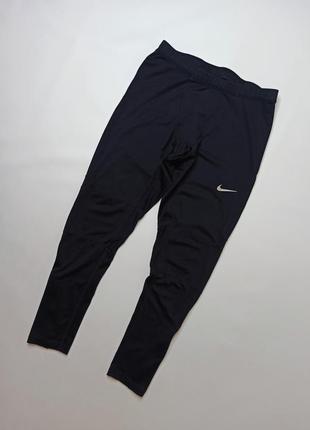 Леггинсы лосины штаны спортивные женские черные nike размер - xl