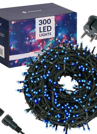 Гірлянда вулична (зовнішня) springos 18 м 300 led cl0327 blue