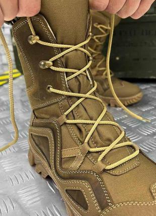 Мужские зимние ботинки protect с флисовой подкладкой / нубуковые берцы на крепкой подошве олива размер 402 фото