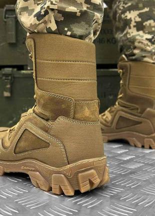 Мужские зимние ботинки protect с флисовой подкладкой / нубуковые берцы на крепкой подошве олива размер 403 фото
