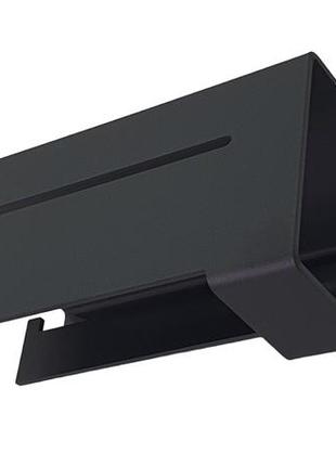 Тримач для туалетного паперу лофт p010-lmw чорний