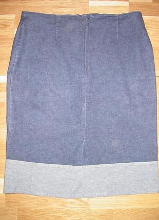 Джинсовая стрейчевая юбка, размер 48-50.2 фото