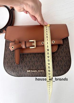 Женская брендовая сумочка michael kors emilia crossbody bag сумка кроссбоди crossbody оригинал мишель корс майкл корс на подарок жене подарок девушке9 фото