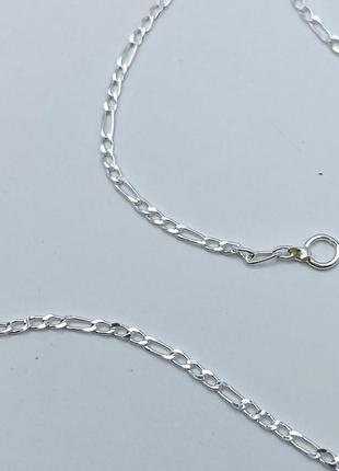 Срібний ланцюжок "фігаро" 53 1,94 г
