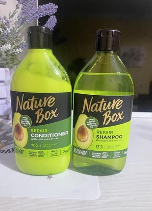 Nature box nourishment shampoo з авокадо