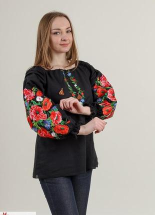 Вишиванка жіноча домоткане полотно" красуня"