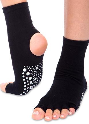 Носки для йоги с открытыми пальцами 🔥 размер 36-41 цвета в ассортименте1 фото