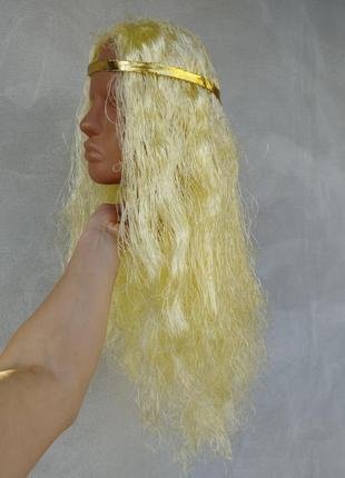 Карнавальный парик кудри мелкие длинные ангел русалочка мавка