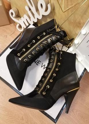 Сапоги женские кожа nine west3 фото