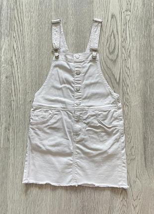 Крутой джинсовый сарафан платье h&amp;m 5-6роков