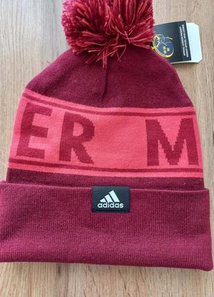 Adidas шапка munster rugby bobble hat зима размер универсальный  новая9 фото