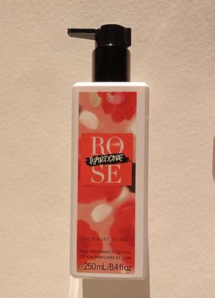 Victoria's secret парфюмированный лосьон rose fine fragrance lotion роза  250 мл6 фото