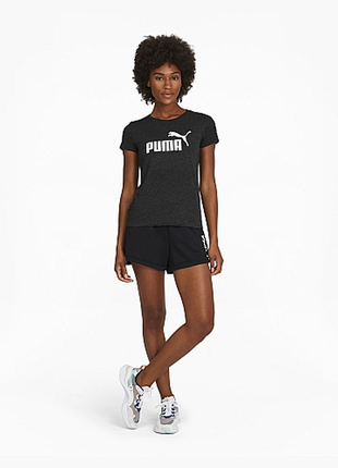 Футболка puma essentials logo tee black 586295-07