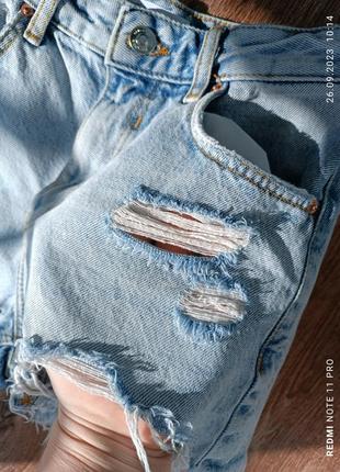 Комплект шортиков джинсовых в состоянии новых4 фото