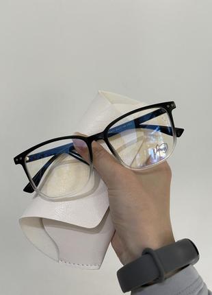 Компьютерные защитные очки с защитой антиблик блоблокер, очки для пк антиблик1 фото