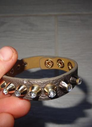 Кожаный браслет w y feng оригинал