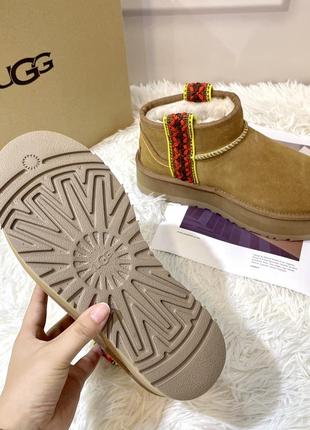 Уггі ugg classic ultra mini braid platform5 фото