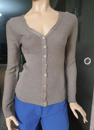 Кофта на гудзиках modeko туреччина светр джемпер блузка2 фото