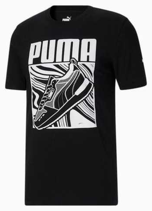 Puma футболка  puma rider comic men's logo tee (674616-01)2 фото