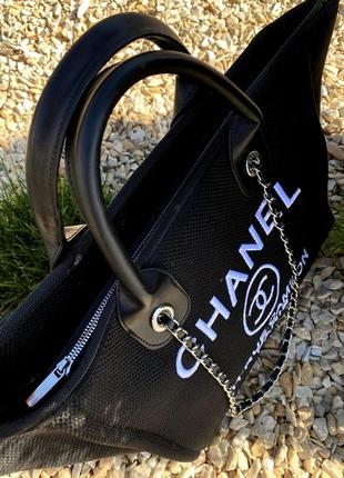 Женская сумка шоппер женская сумка текстиль в стиле chanel сунель1 фото